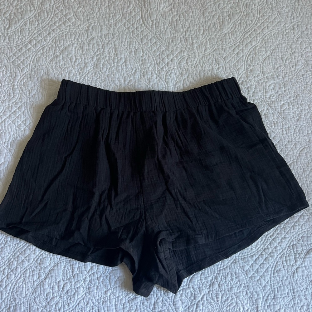 Shein Curve Linen Short